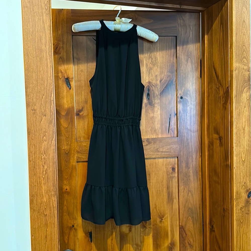 Wilfred (Aritzia) Backless Black Summer Dress